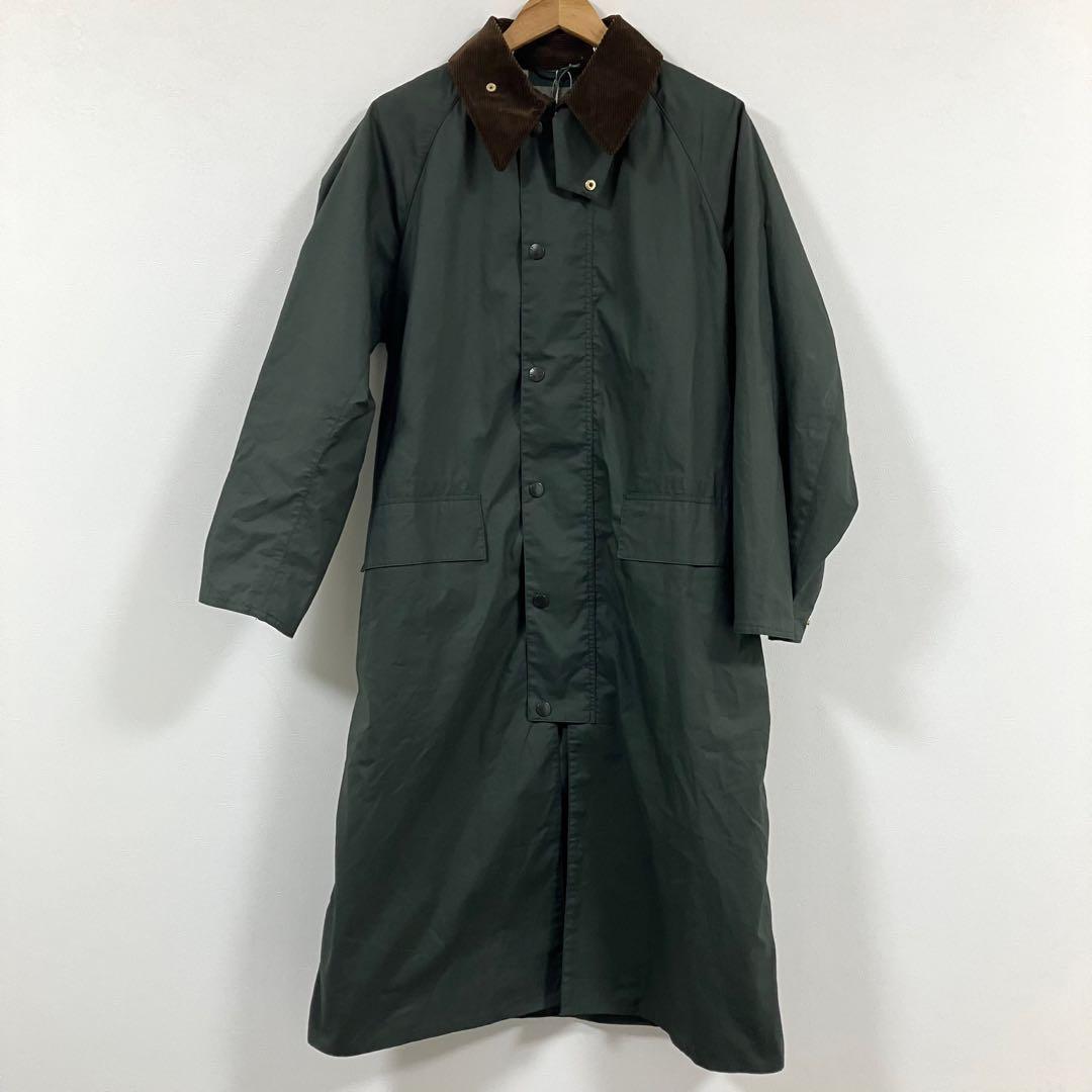 新品/Barbour/OS BURGHLEY JS/ステンカラーコート/カーキ