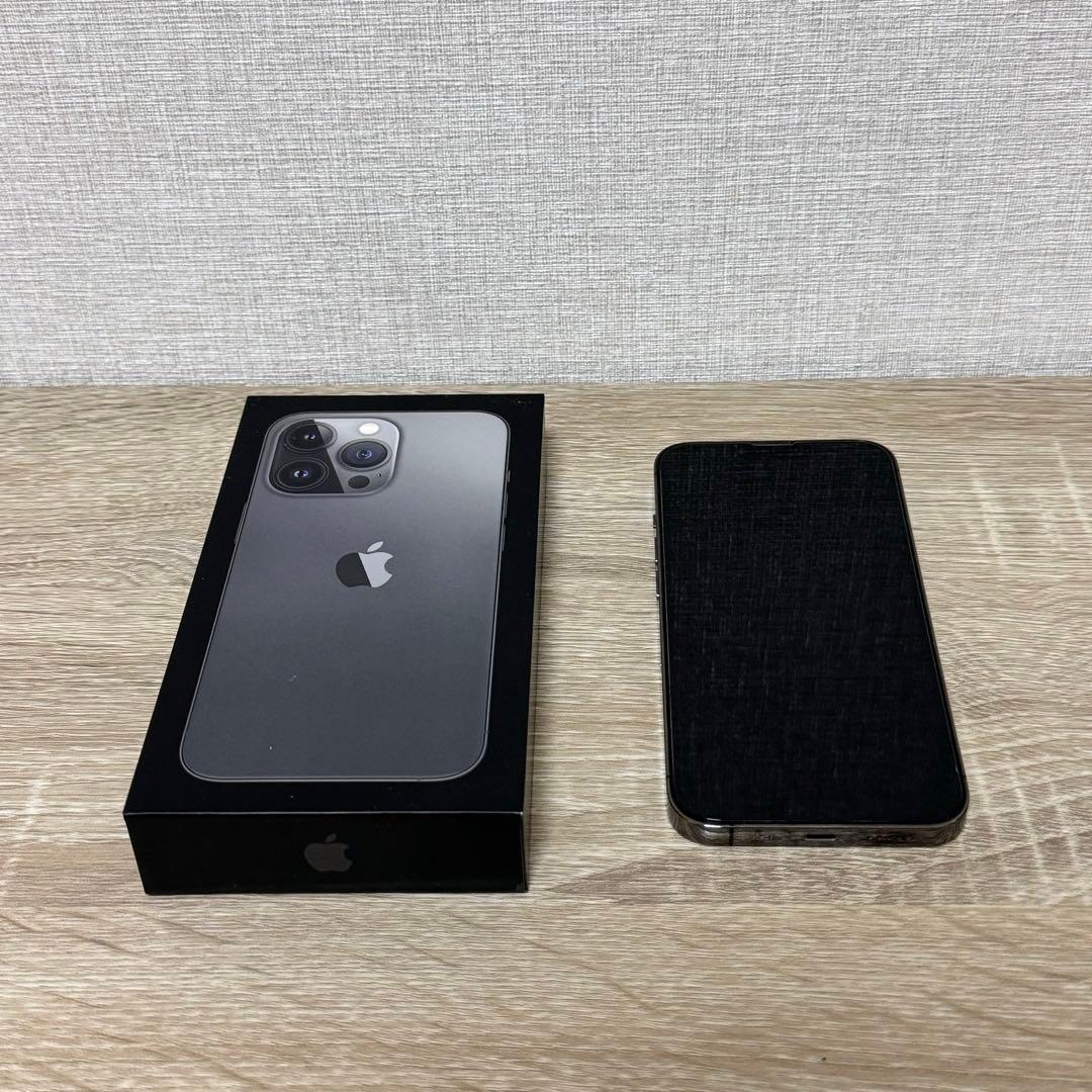 【美品】Apple iPhone 13 Pro スペースグレー 箱付き