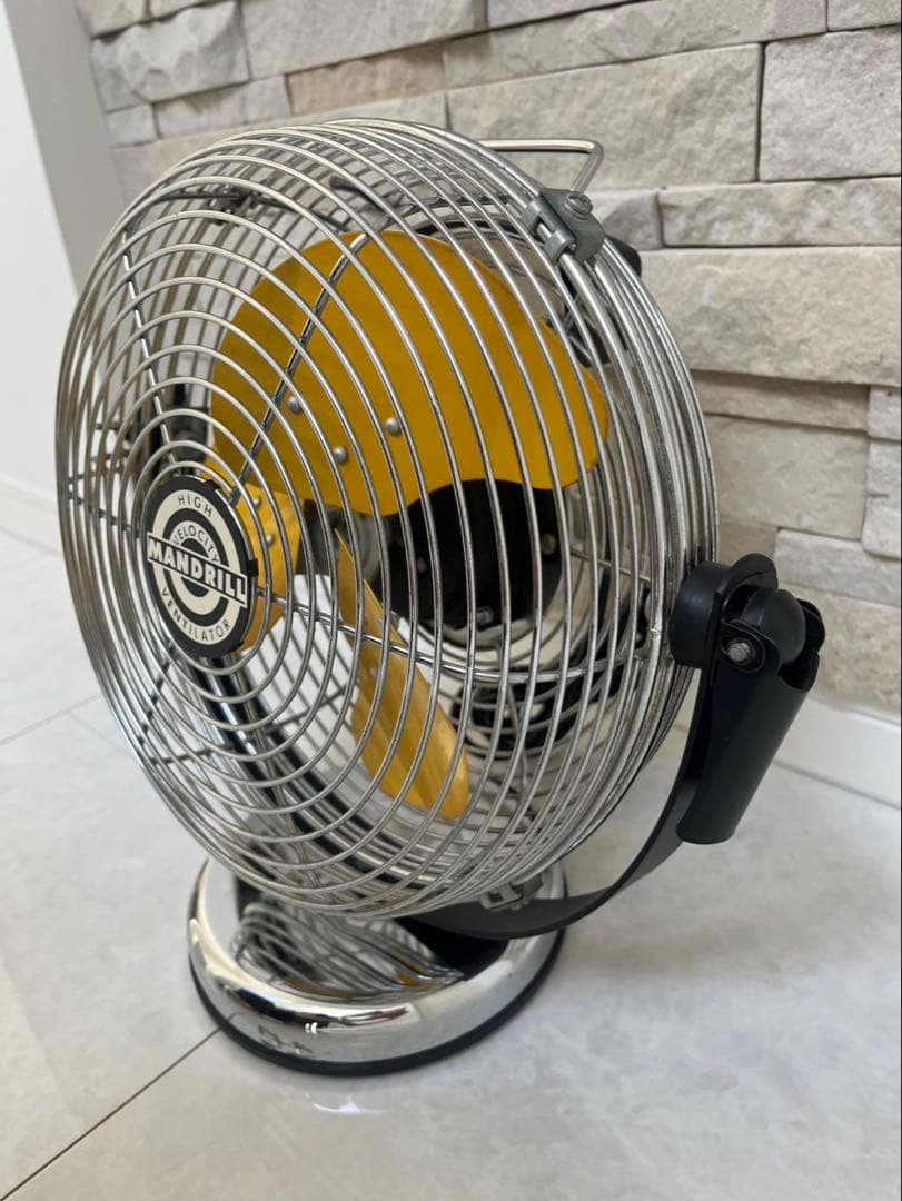 【レトロ 希少品】MANDRILL サーキュレーター　スチール製　換気