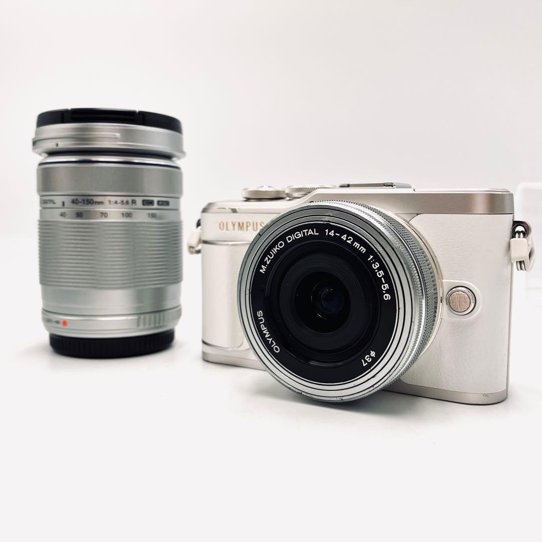 OLYMPUS E-PL9 ホワイト　望遠ダブルレンズキット