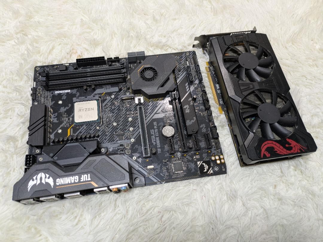 マザボ・CPU 2点セット(X570、Ryzen7)