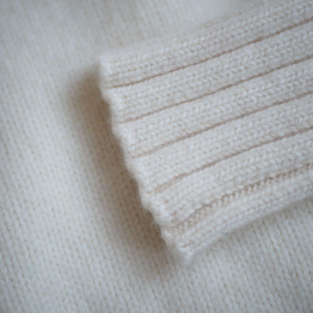 トゥモローランド MACPHEE ラムカシミヤ クルーネックプルオーバー