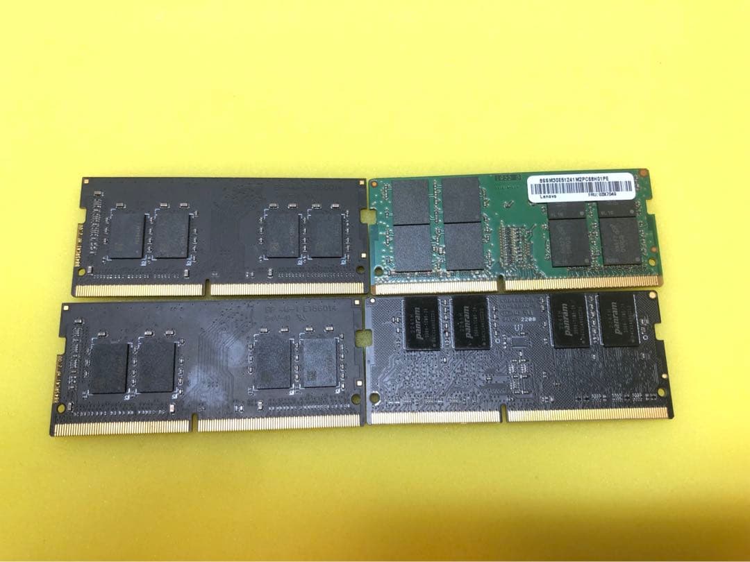 【動作品】DDR4ノート用メモリ8GB4枚(32GB)