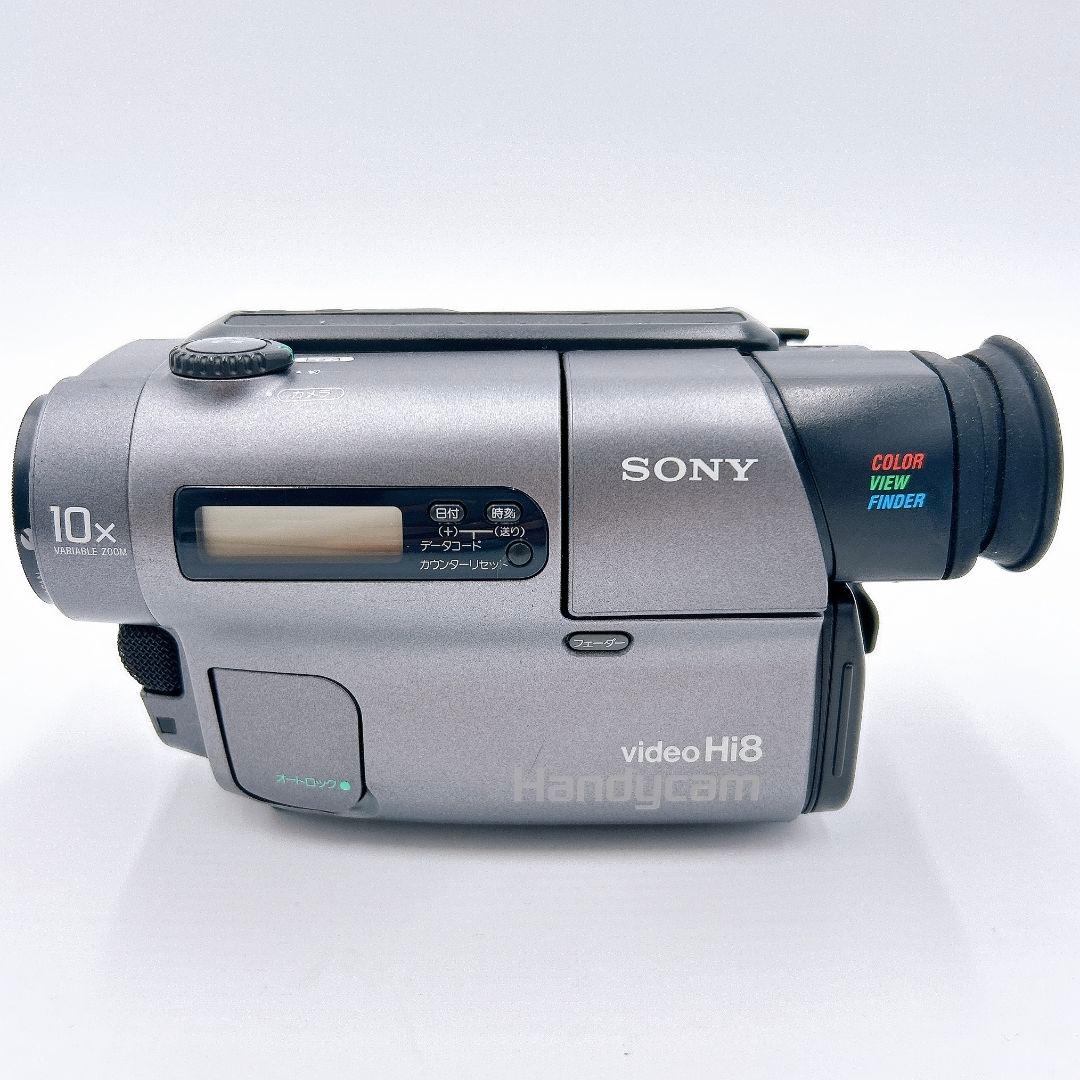 SONY CCD-TR3 ハンディカム AC-V500付属 当時物【通電確認済】