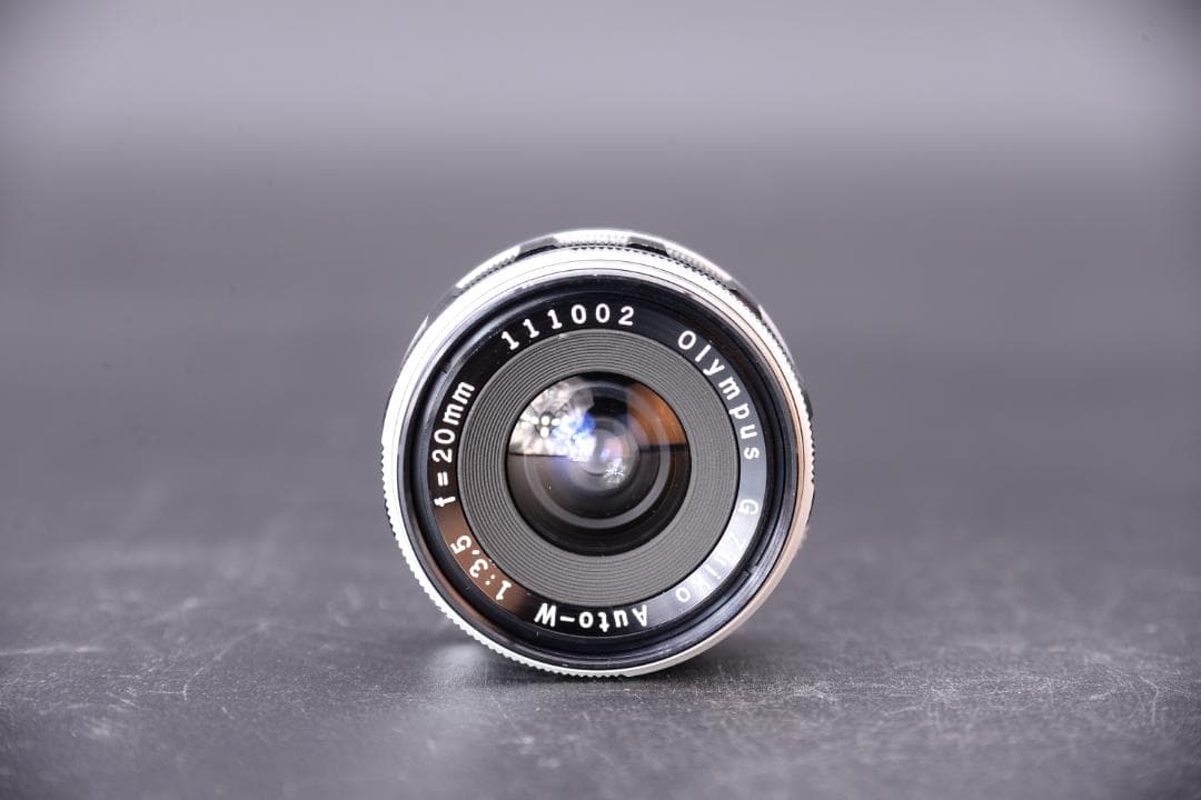 【光学良】オリンパス PEN-F G.Zuiko Auto-W 20mm 3.5