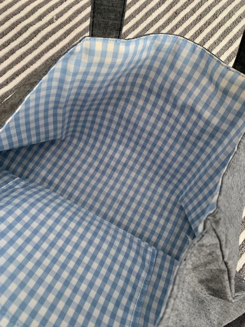 専用ANA機内販売限定familiar 刺繍トートバッグ グレー