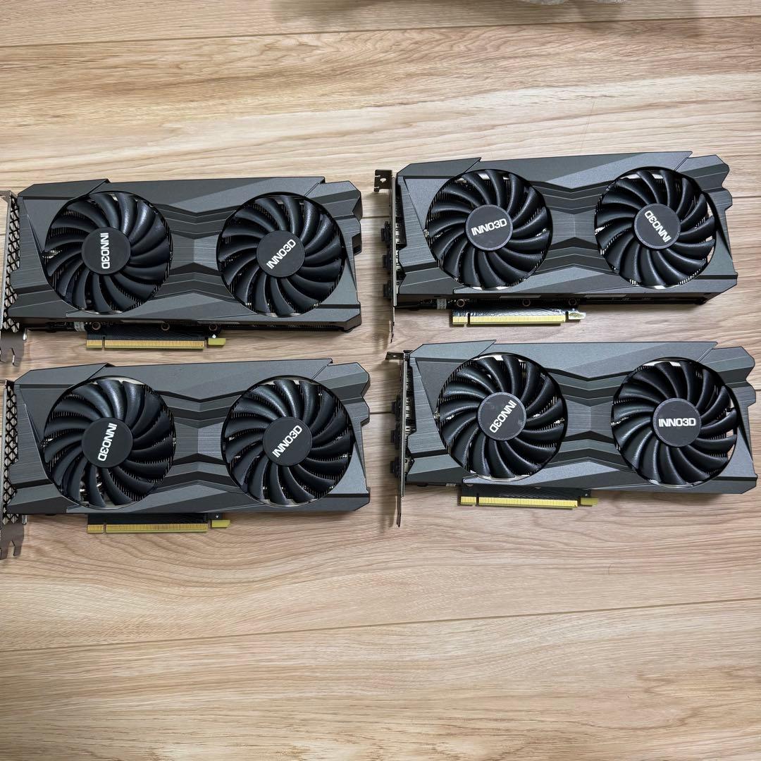 【動作確認済】Inno3d RTX 3060 Ti 10個セット