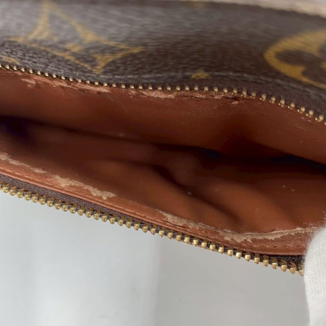 良品　ルイヴィトン　M66566 モノグラム　アンソリット　オーガナイザー　茶