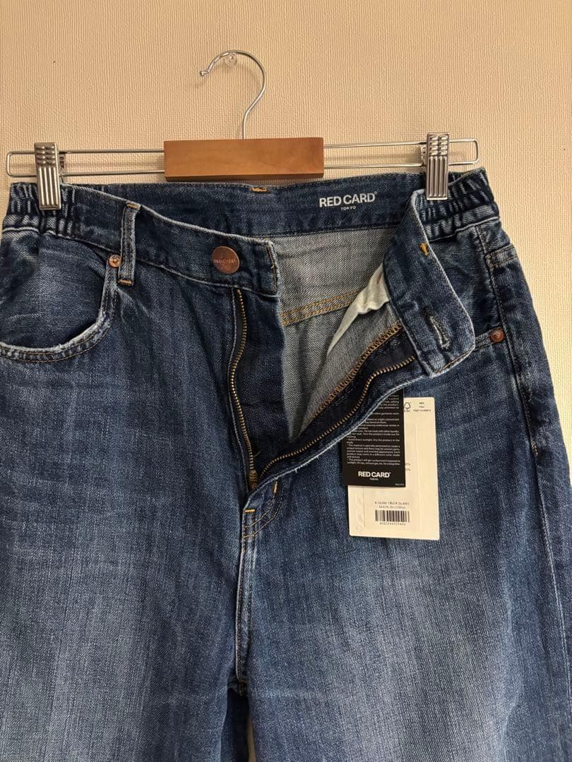 【新品】レッドカードトウキョウ　ワイドストレート　別注manoa　27