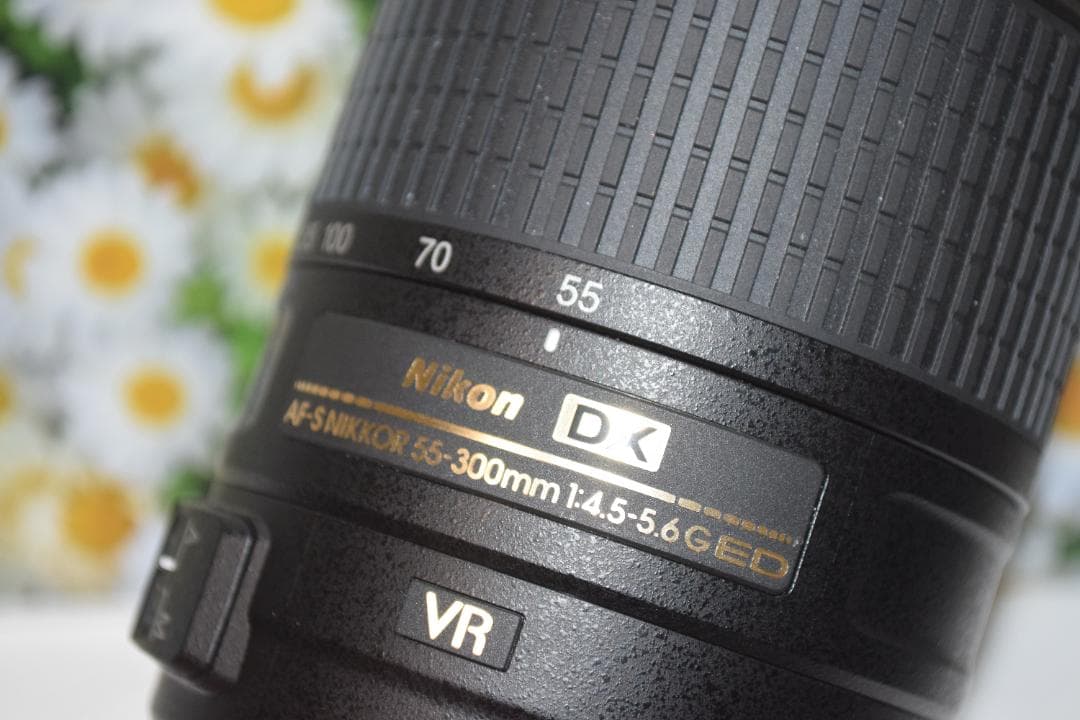 美品❤ニコン Nikon 55-300㎜❤超望遠レンズ❤手振れ補正付き❤