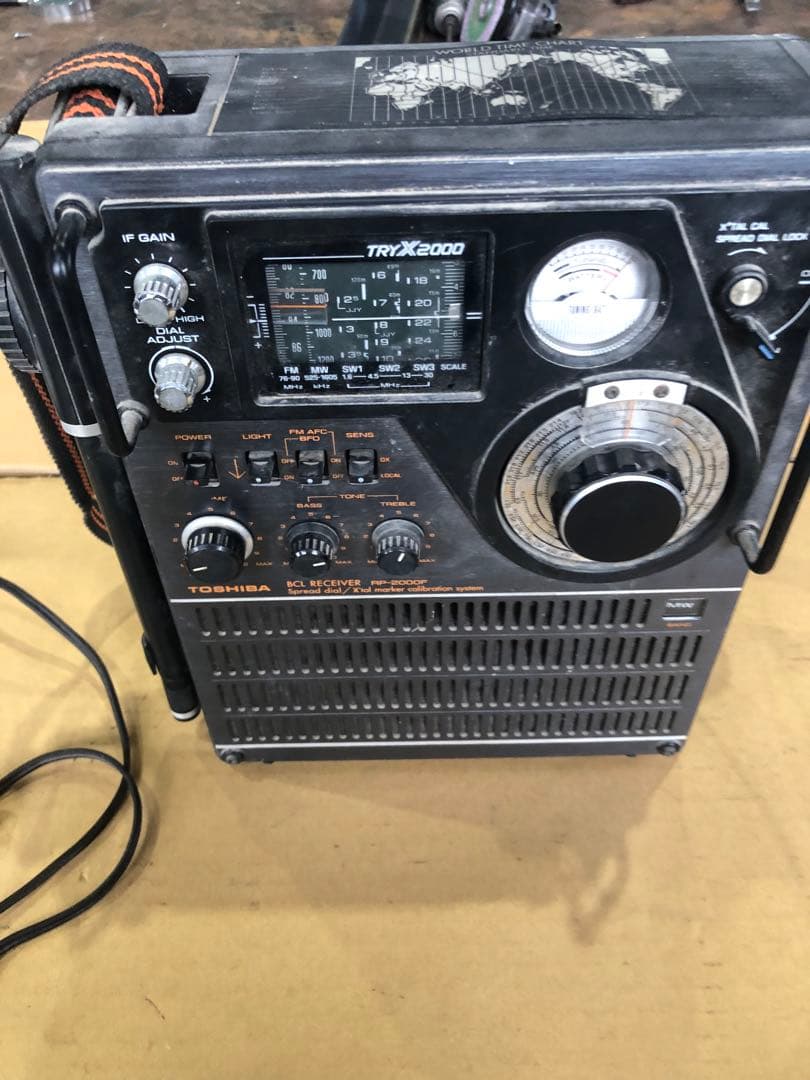 TOSHIBA 東芝　RP-2000F　TRYX2000　BCLラジオ　5バンド