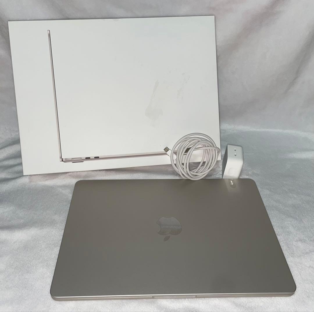 【美品・外箱付】MacBookAir M3 16GB 512GB韓国語キーボード