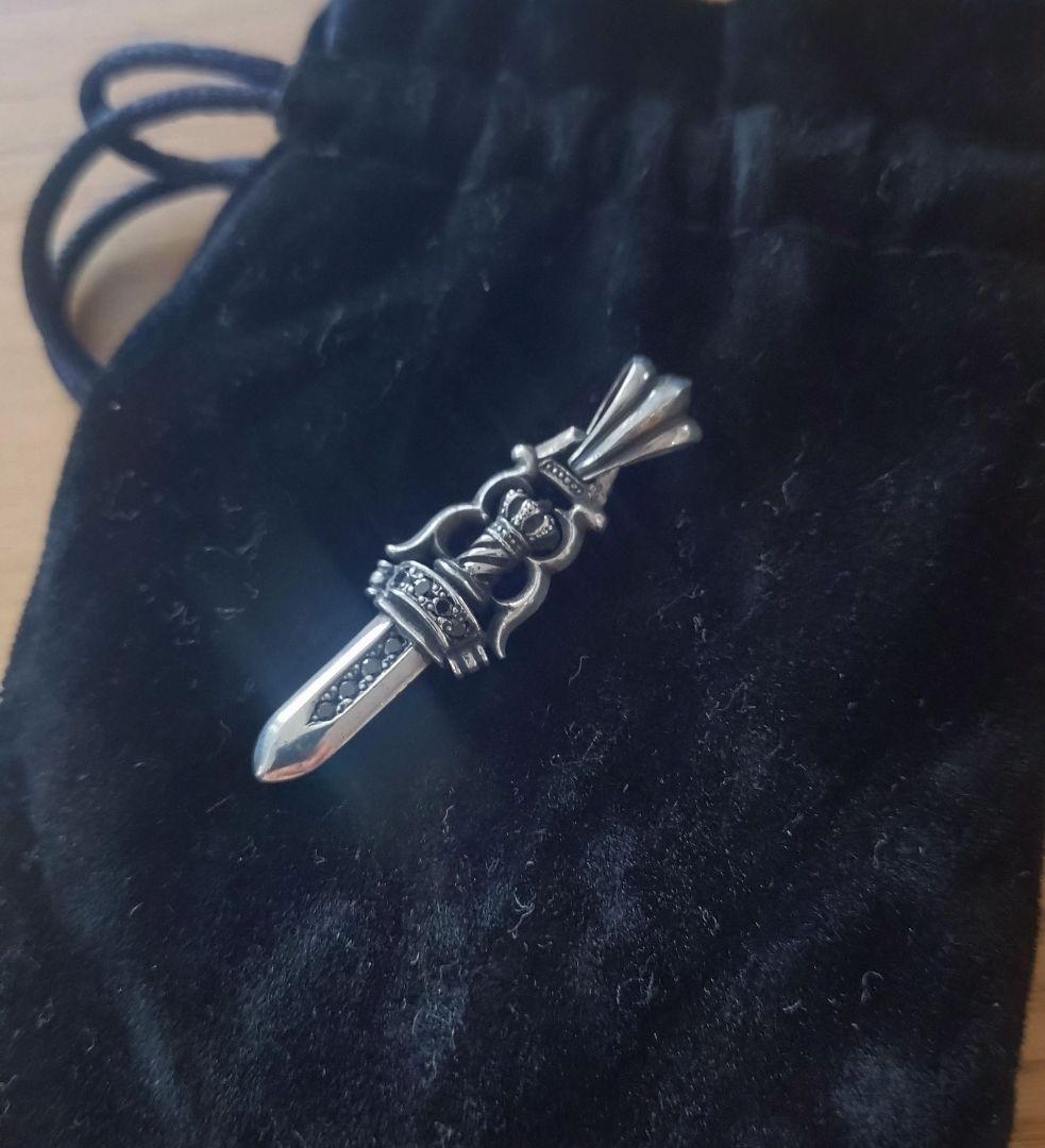 LION HEART KINGDOM ゴシックダガーネックレス シルバー