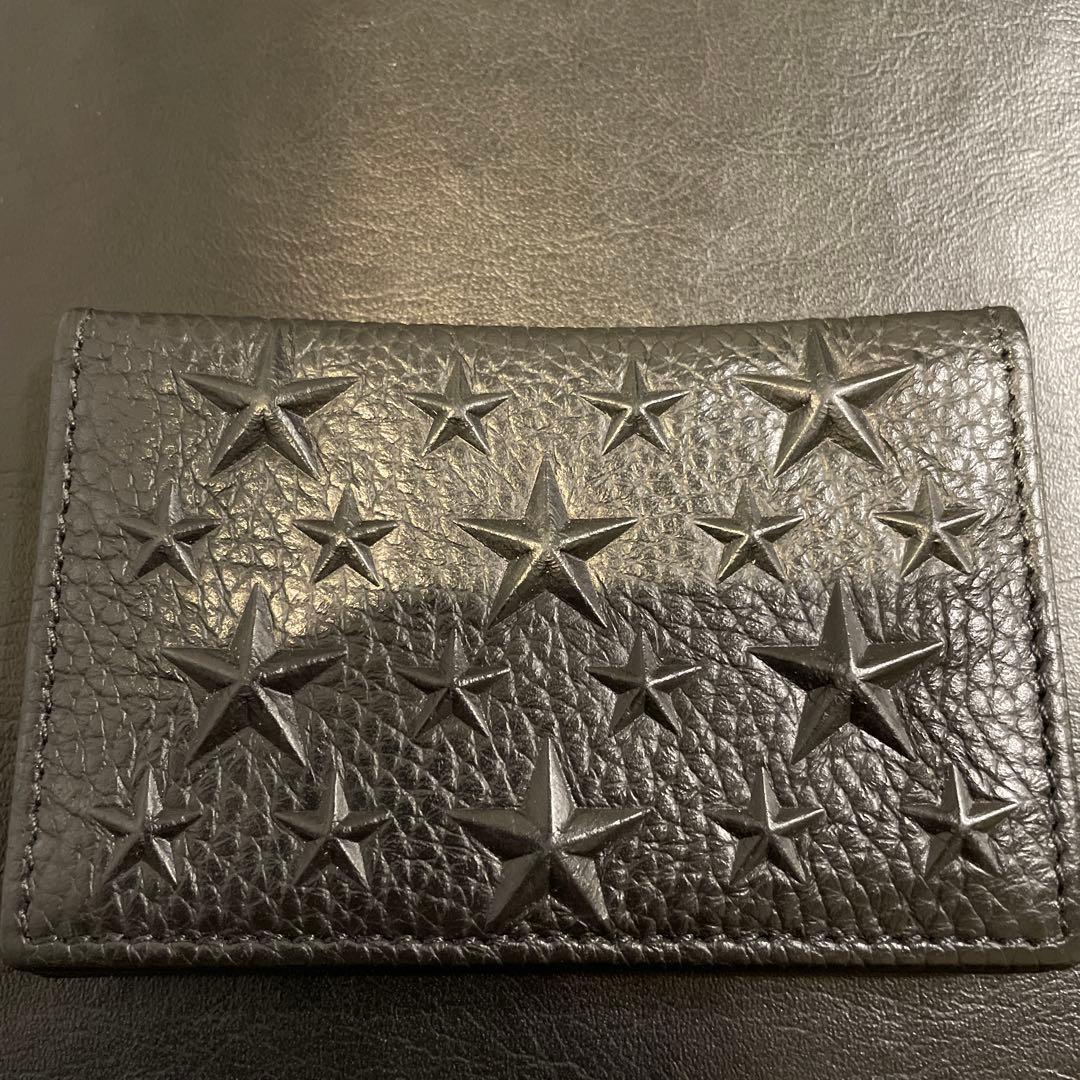 JIMMY CHOO ブラックレザー名刺入れ　正規品