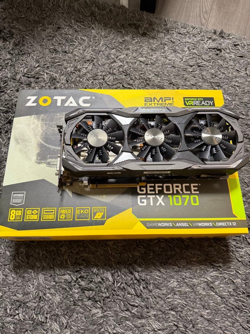 グラフィックボード・グラボ・ビデオカード ZOTAC GTX1070 AMP! EXTREME