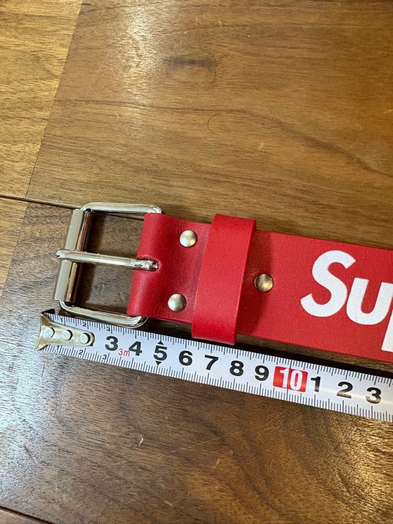 シュプリーム　supreme ベルト 25FW レッド　Lサイズ 新品未使用