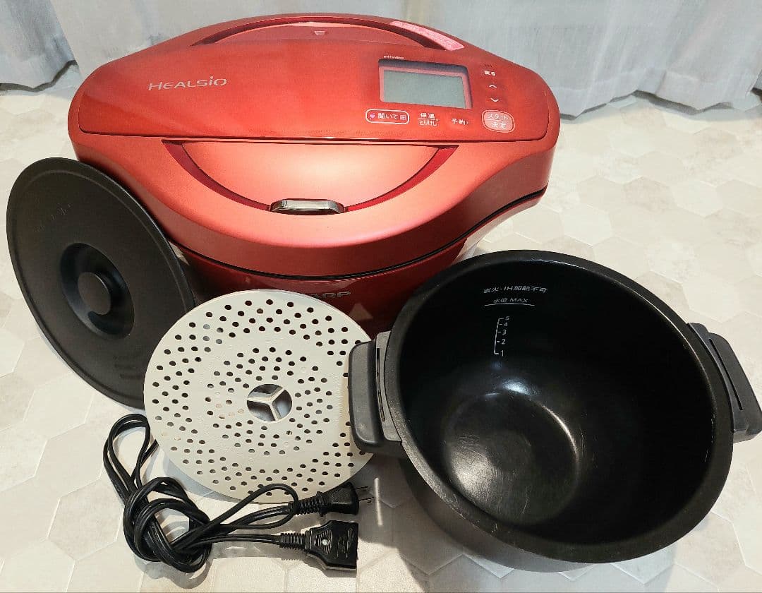 【フッ素内鍋】SHARP ヘルシオ ホットクック KN-HW24C-R