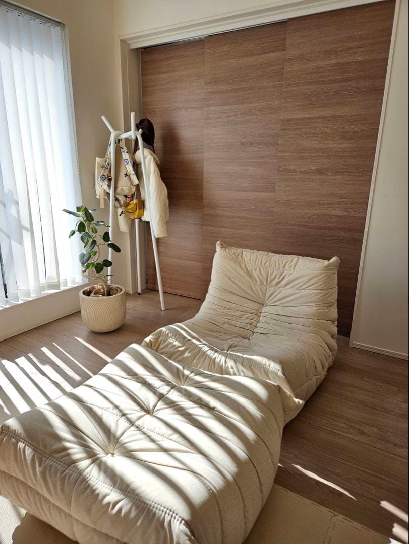 50周年限定生地 リーンロゼ トーゴ ベージュ 1人掛け1Pソファ＆パフセット