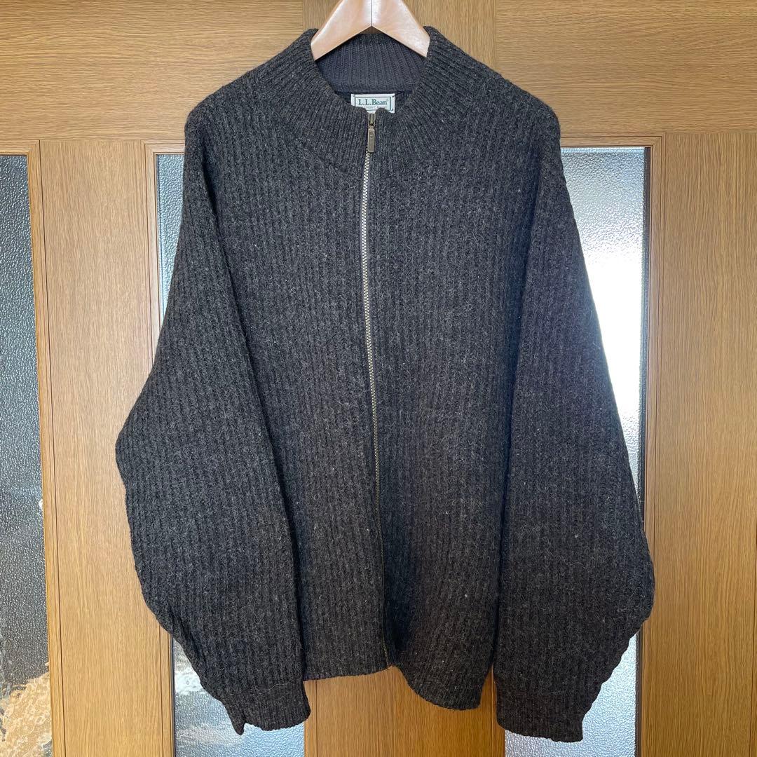 USA製 L.L.Bean アルパカ混 ドライバーズニット