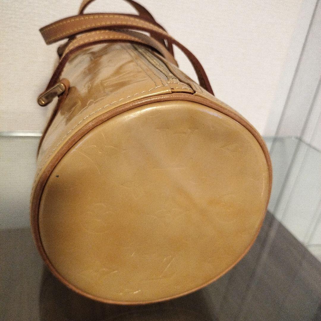 Louis Vuitton ヴェルニ、ボストンバッグ ベージュ