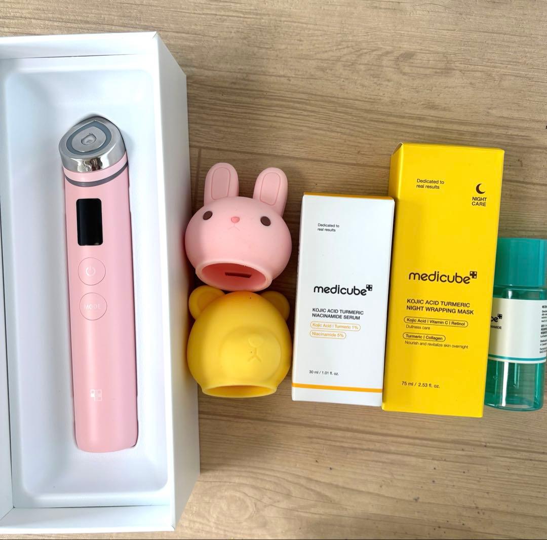 メディキューブ　ブースタープロ　うさぎキャップつき　ひかるコラボ　正規品　美品