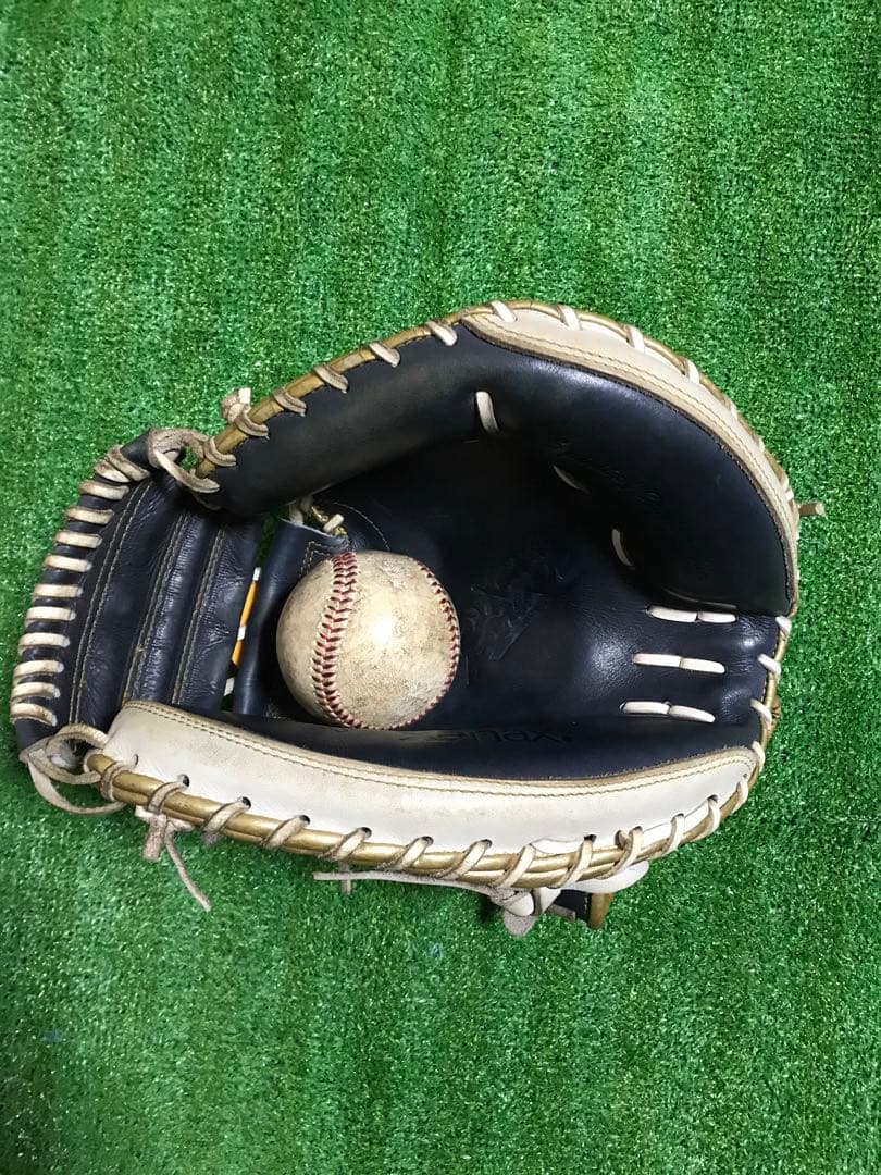 3424　ザナックス　軟式キャッチャーミット　型抜群！　即戦力！
