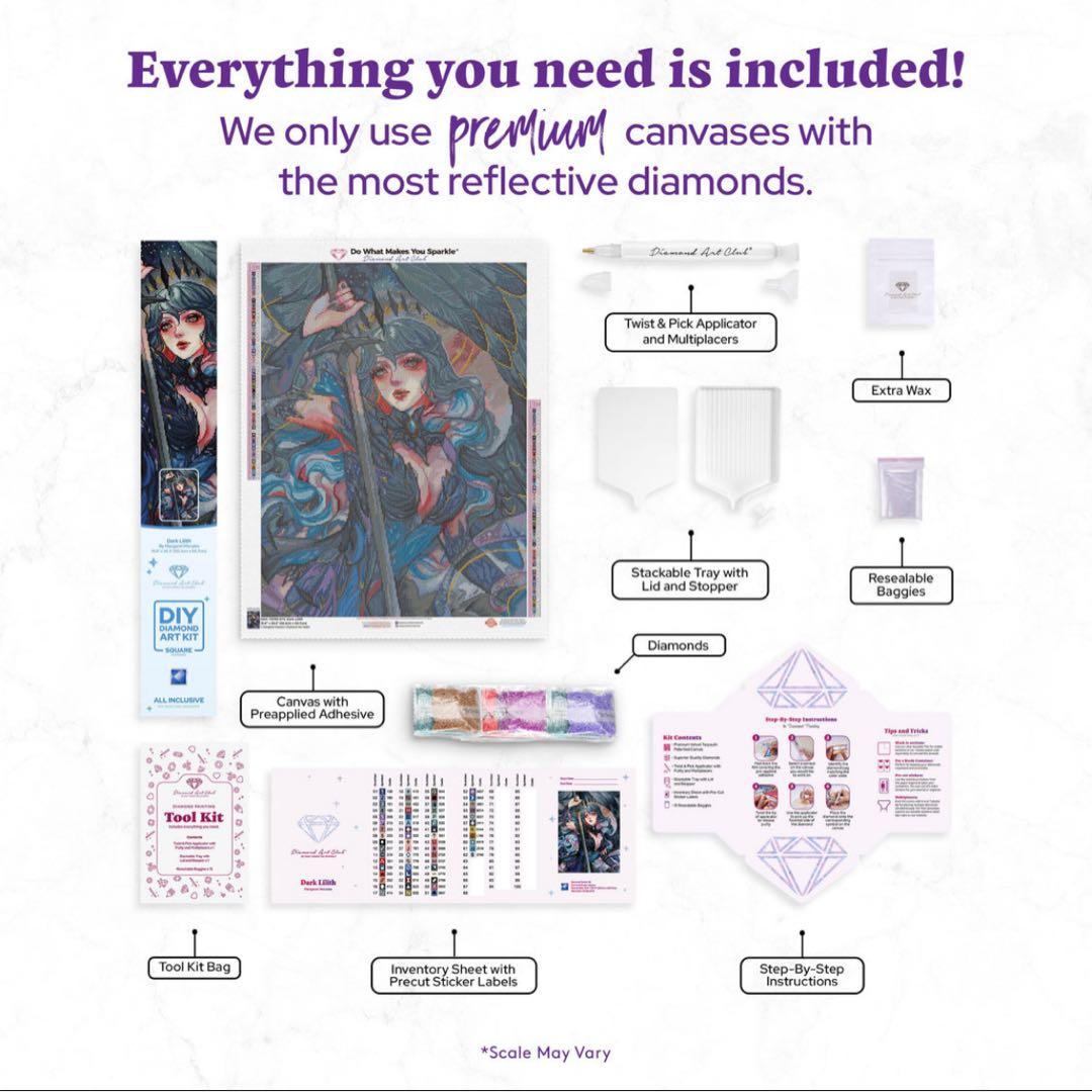 ダイヤモンドアートクラブ Dark Lilith