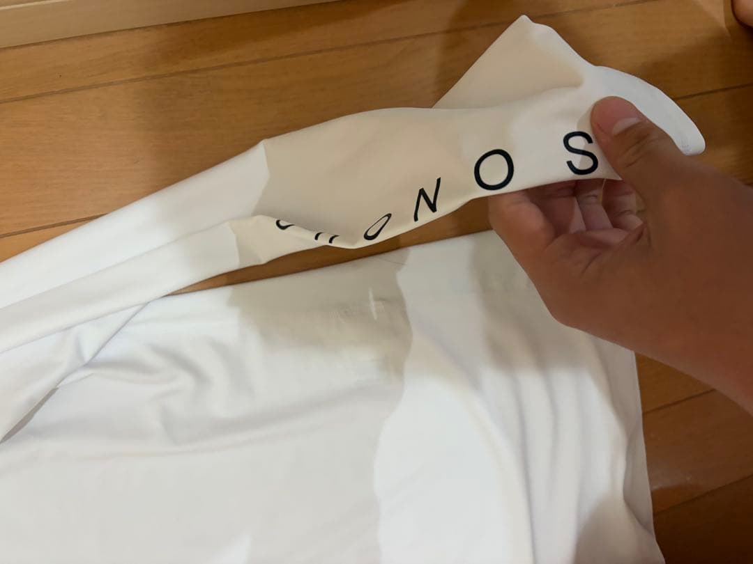 CRONOS ホワイト ロングスリーブシャツ S ロンT