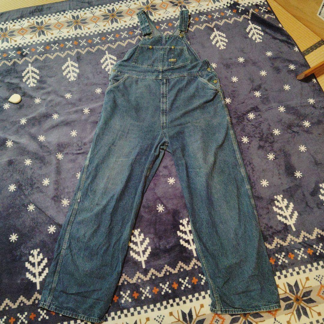 希少 60s オシュコシュ オーバーオール 緑タグ 42インチ ビンテージ