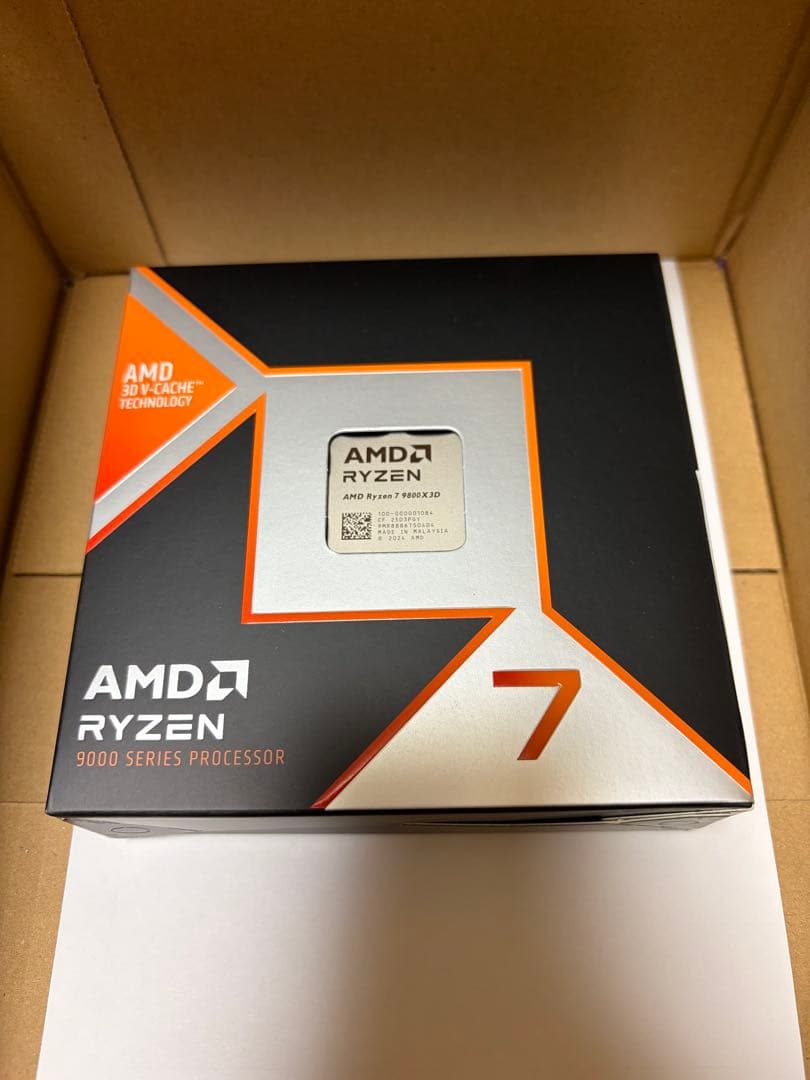 【新品未開封】AMD Ryzen 7 9800X3D
