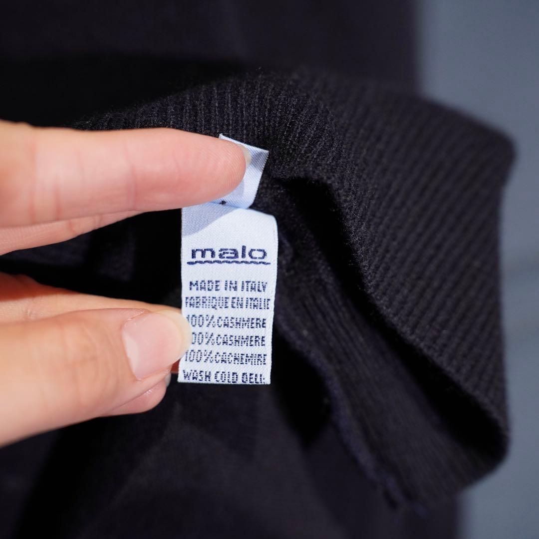 malo CAHMERE100% KNIT/マーロカシミヤ100%ニット