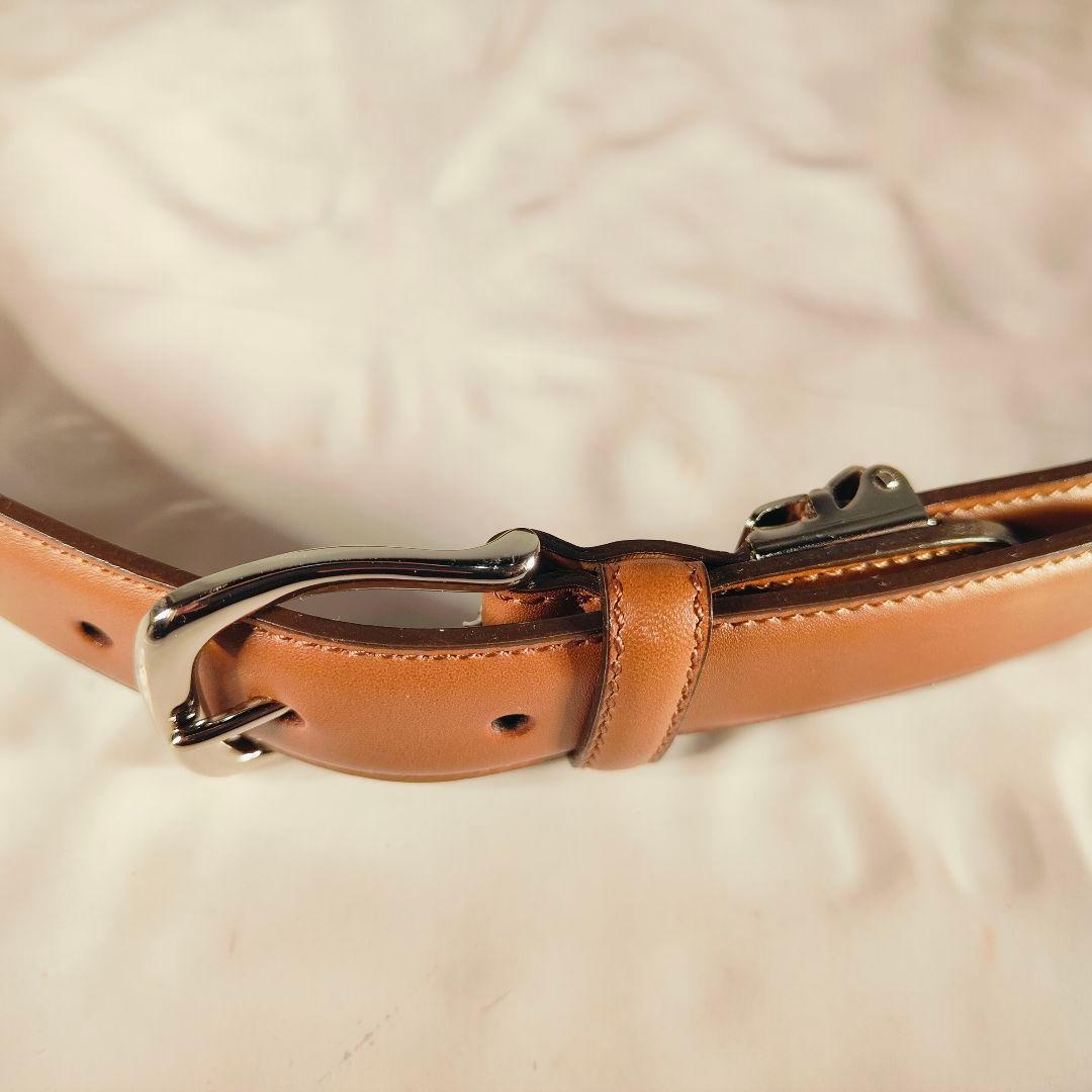【新品未使用】PRL RALPH LAUREN 高級カーフレザー ドレスベルト