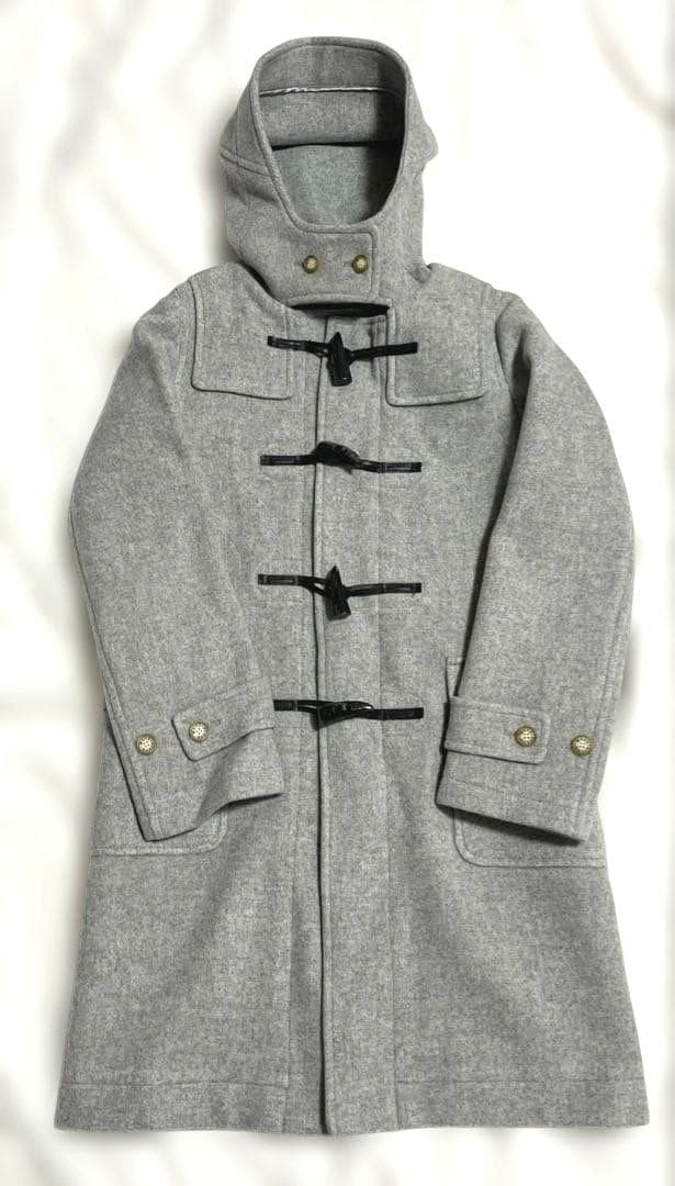 【美品】マッキントッシュロンドン メルトンウール　ダッフルコート　ロング　38