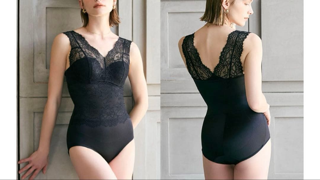 Charadace-シャルダス ボディスーツ ブラック