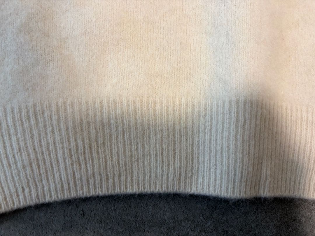 美品　UNITED ARROWS ラクーン カシミヤ クルーネックニット