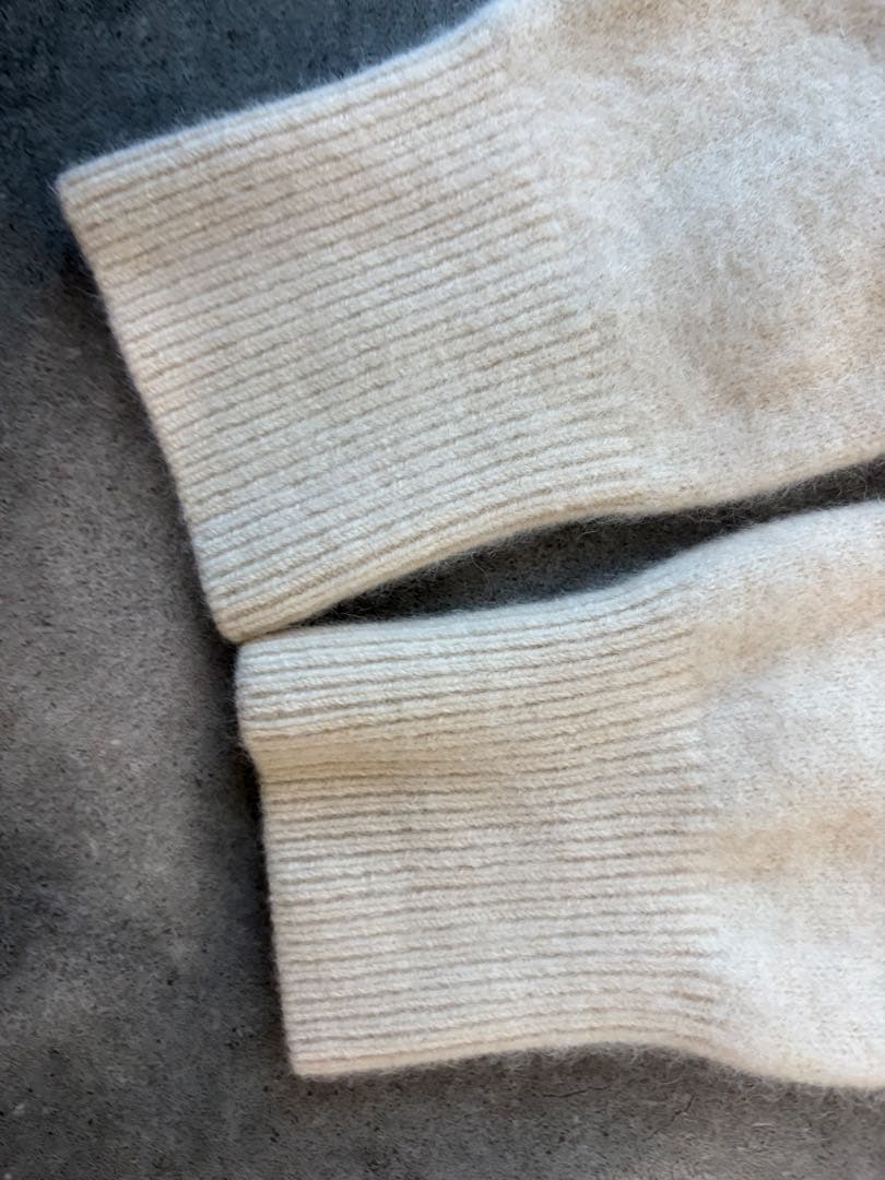 美品　UNITED ARROWS ラクーン カシミヤ クルーネックニット