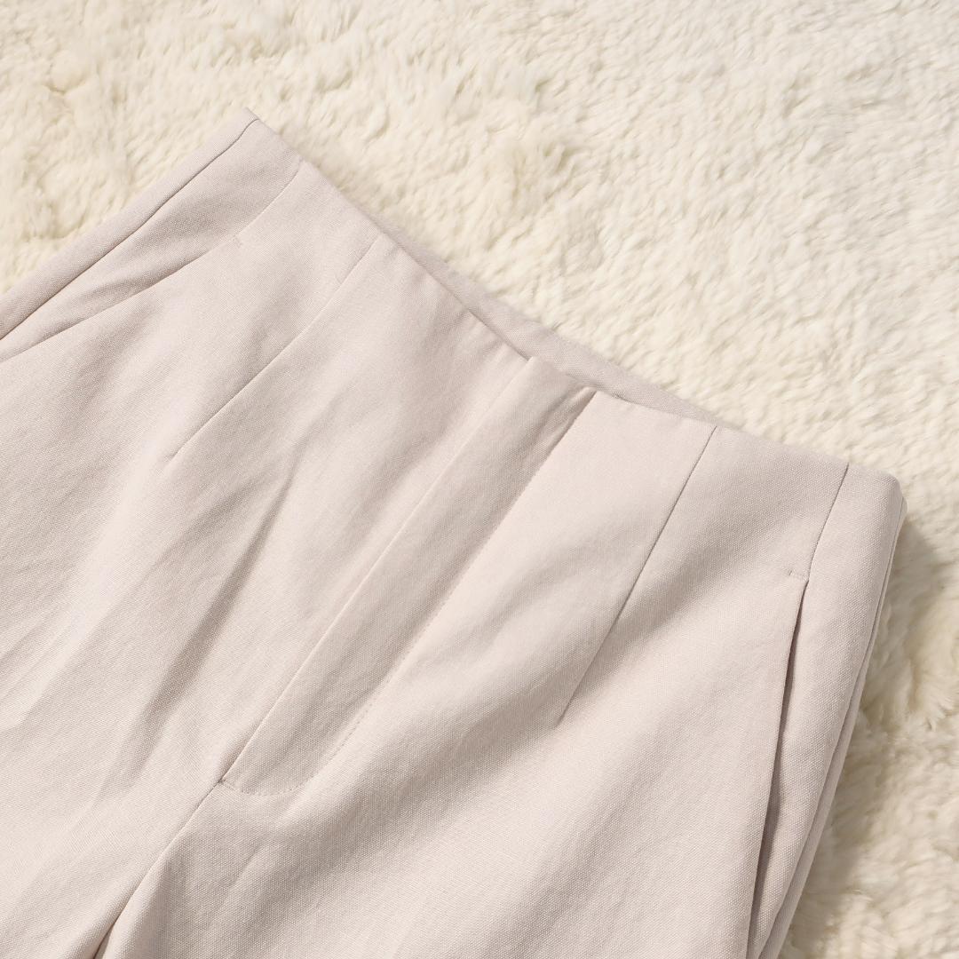 ユナイテッドアローズ パンツ スーツ セットアップ ダブルブレスト 綿麻混 36