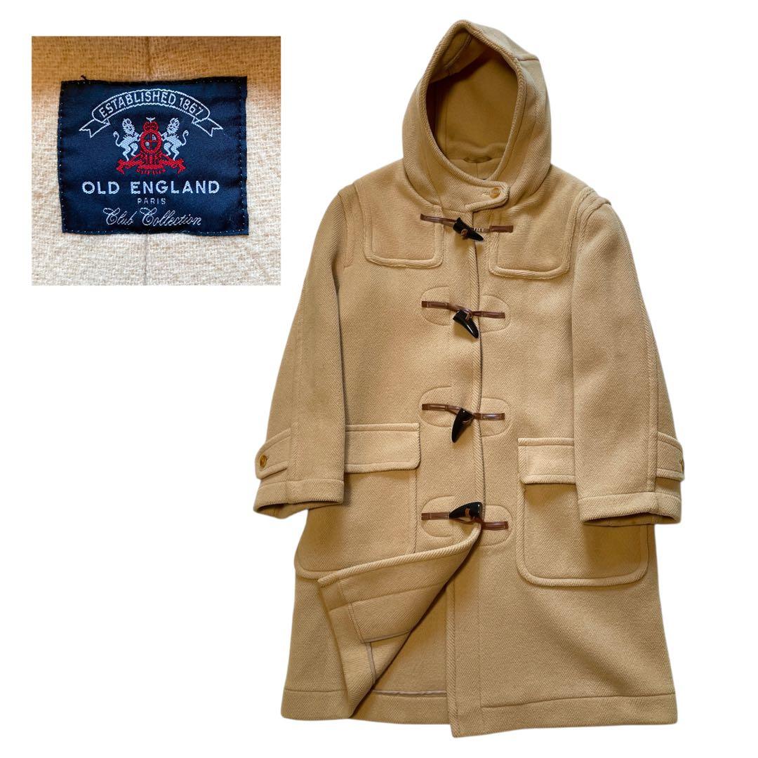 OLD ENGLAND ムーアブルック　ロング丈 ダッフルコート ヘリンボーン