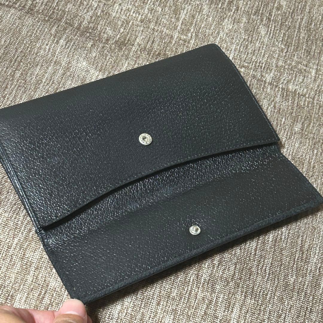 未使用　ギャランティー　箱付き　BVLGARI CLASSICO 長財布　黒