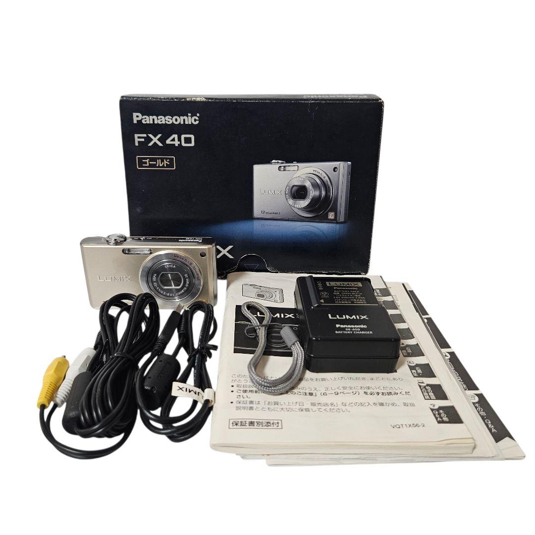 パナソニック コンパクトデジタルカメラ LUMIX DMC-FX40