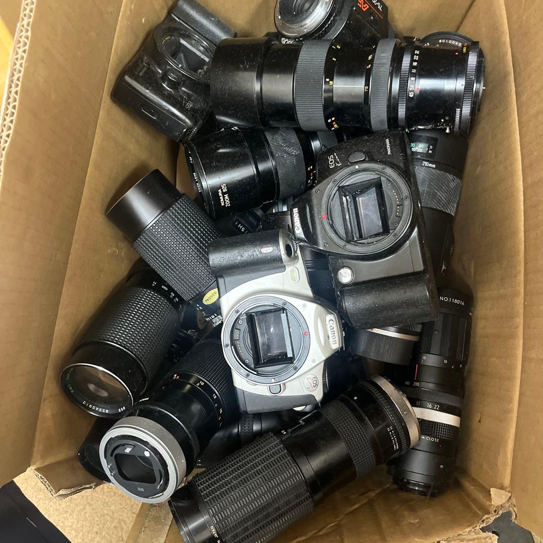 フィルムカメラとレンズセット