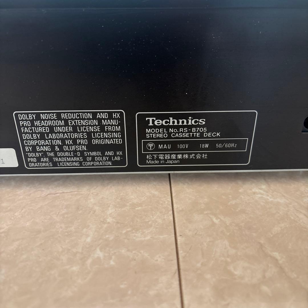ラジオ・コンポ Technics 3HEAD RS-B705