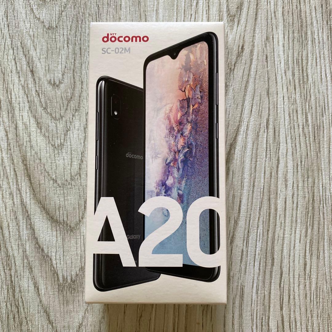 Galaxy A20 SC-02M ブラック