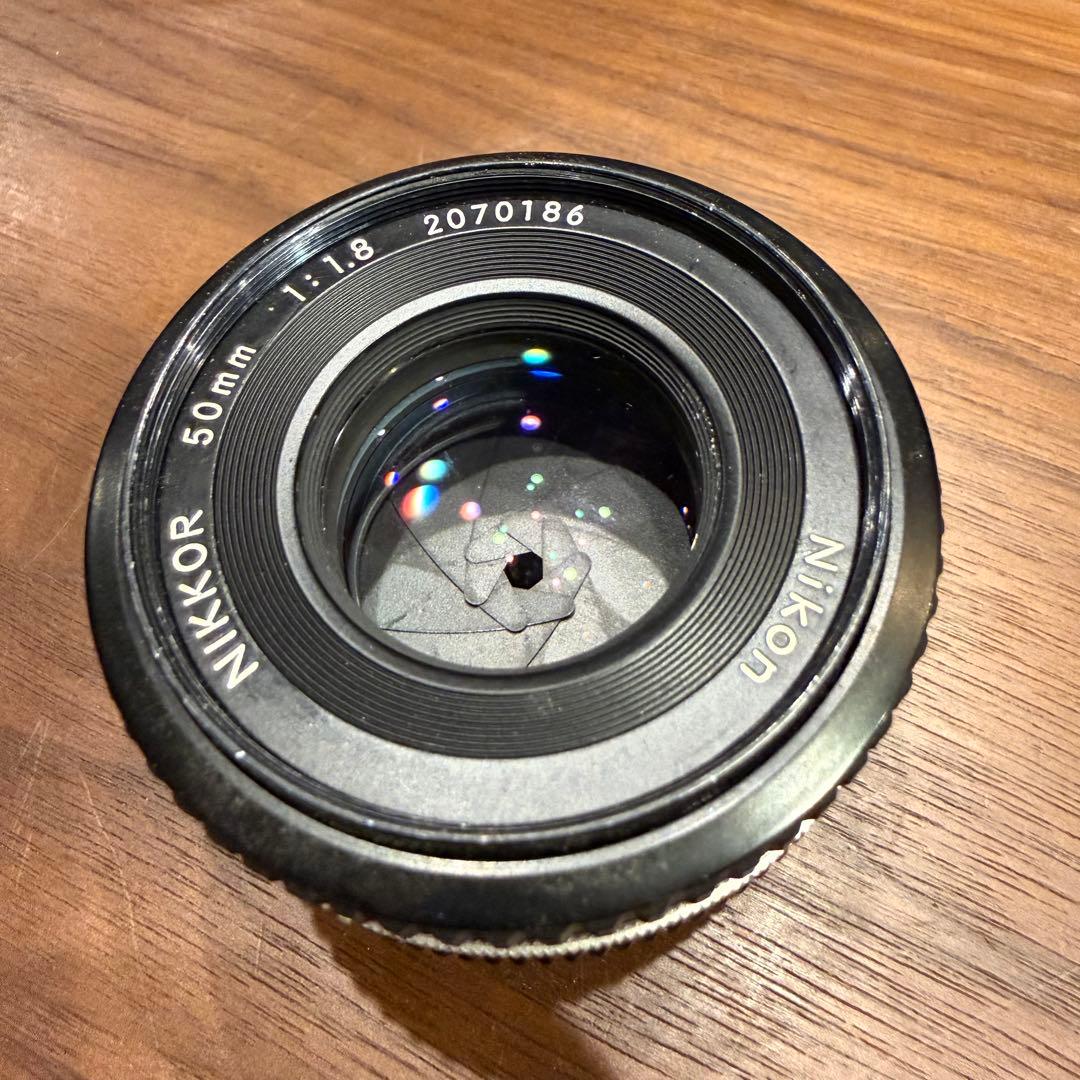 NikonニコンAi-s NIKKOR 50mmF1.8 単焦点レンズ#0186
