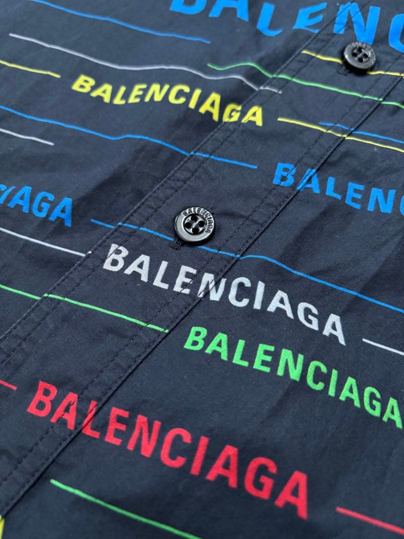 BALENCIAGA 半袖シャツ ロゴプリント