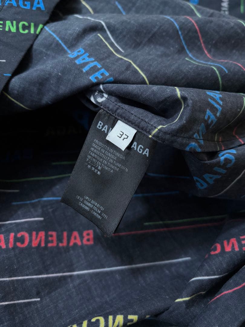 BALENCIAGA 半袖シャツ ロゴプリント
