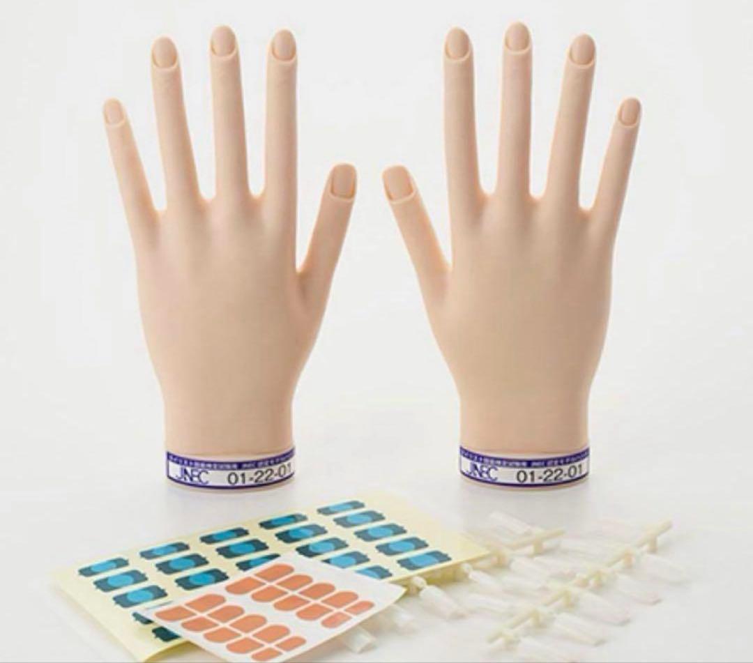 ネイリスト検定用 ハンドモデル セット　jnec