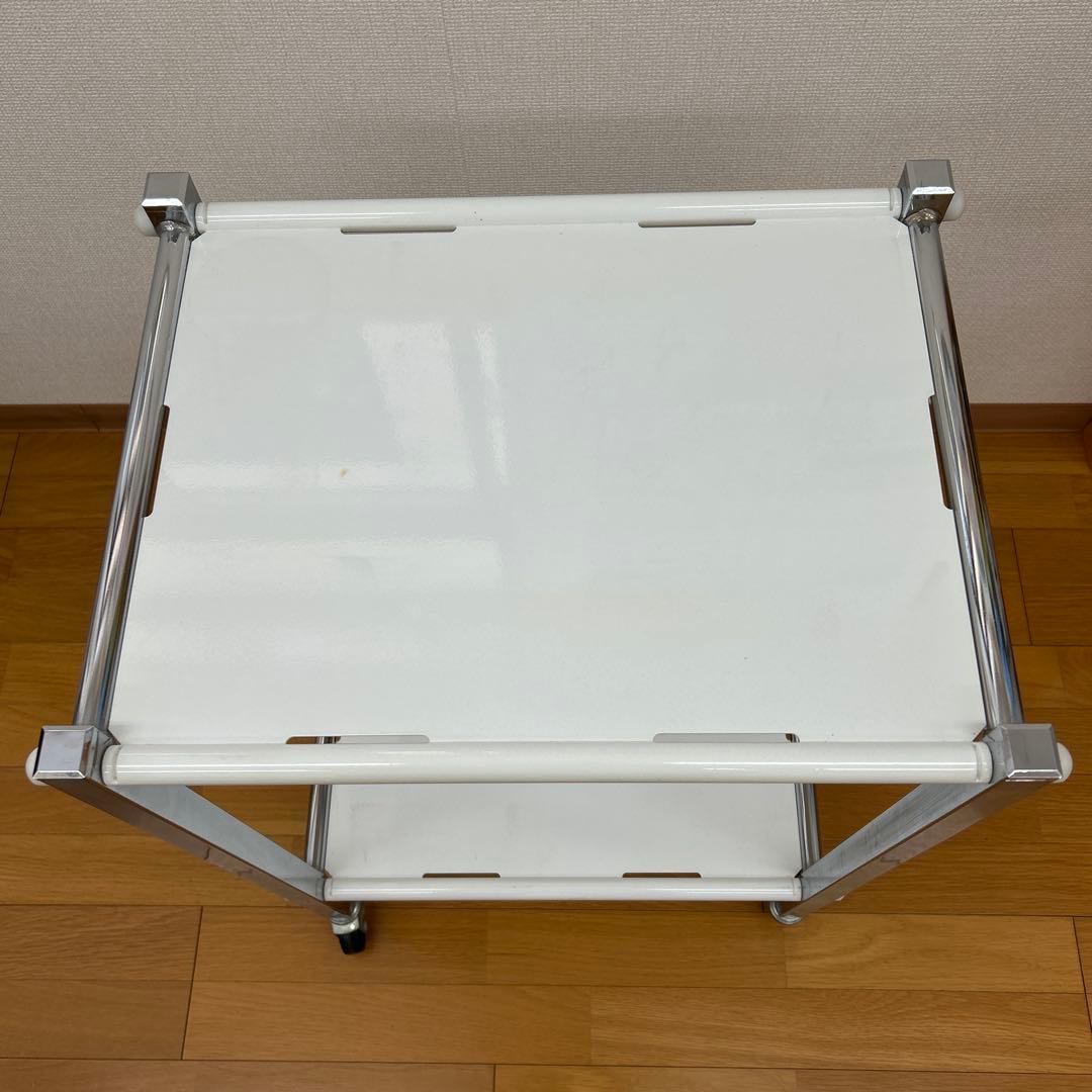 医療用ワゴン　キャスター付き　スチールワゴン　病院、クリニック、整骨院