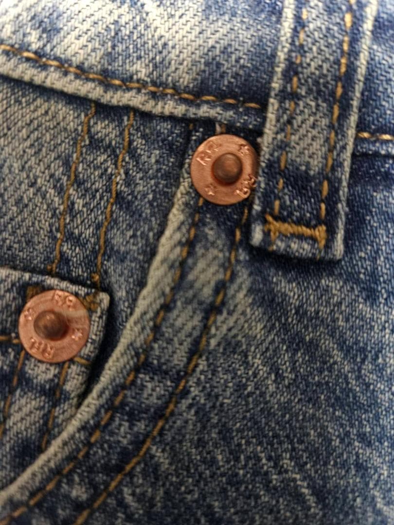 MJ【新品未使用】DOUBLE RRLダメージ加工デニムパンツ（36）