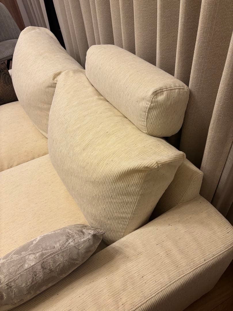 【美品】アクタス TORINOフクラ ソファ ヘッドレスト付き